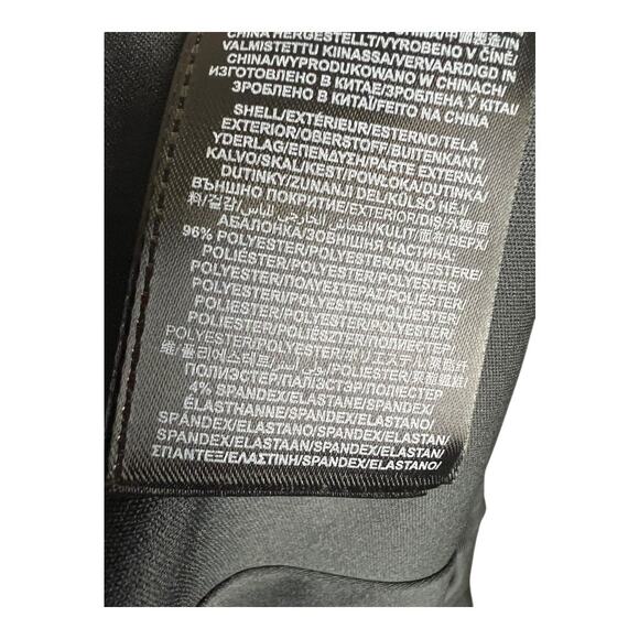 Guess Striped Peplum Top with Choker Neckline White/Black Women's S Casual Chic - Picture 10 of 10